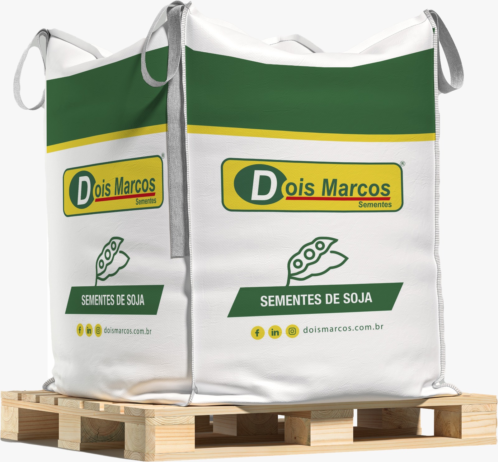 Big bag de sementes de soja Dois Marcos